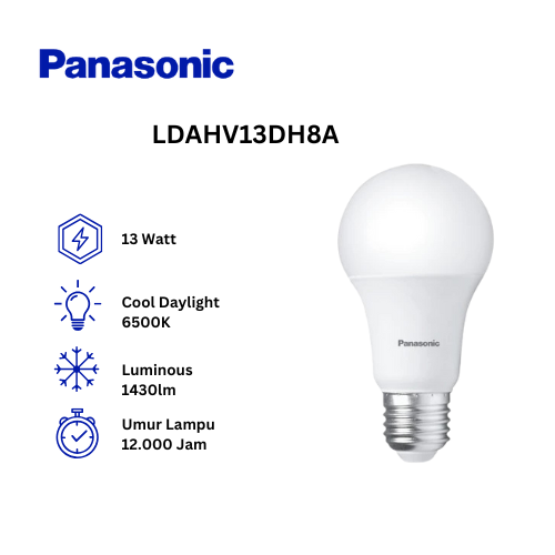 Panasonic LED NEO Bulb LDAHV13DH8A 13 Watt - Cool Daylight