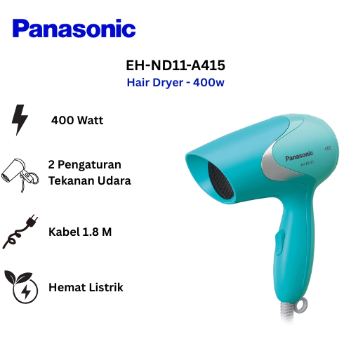 Panasonic EH-ND11-A415 Hair Dryer Basic Series - Blue