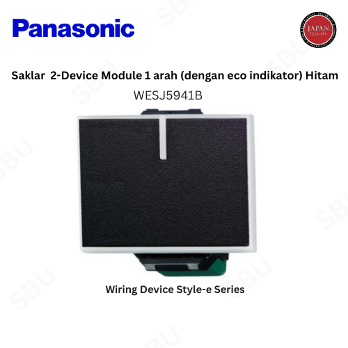 Panasonic WESJ5941B MATA SAKLAR ENGKEL BESAR STYLE - Black Matte