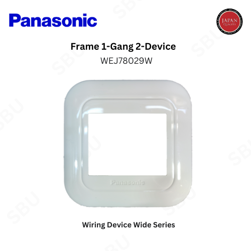 Panasonic WEJ78029W Frame Plate 1 Gang Saklar - White