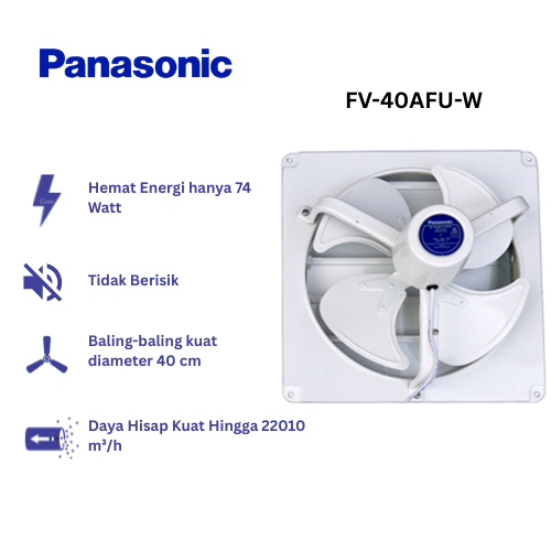 Panasonic FV-40AFU-W - Kipas Ventilasi / Ventilating Fan