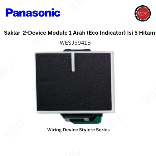 Panasonic WESJ5941B MATA SAKLAR ENGKEL BESAR STYLE - Black Matte