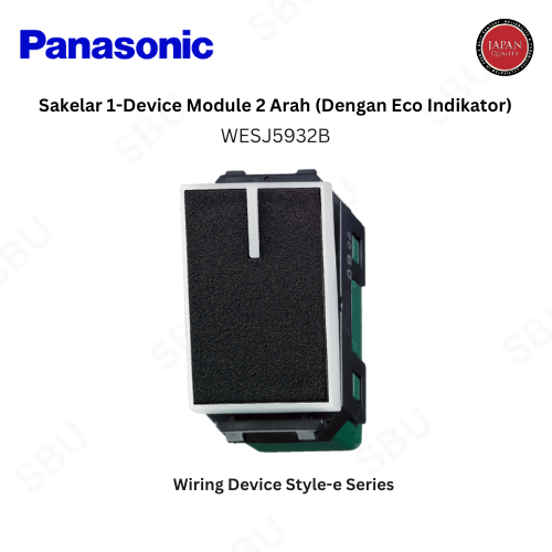 Sakelar 1-Device Module 2 arah (dengan eco indikator)