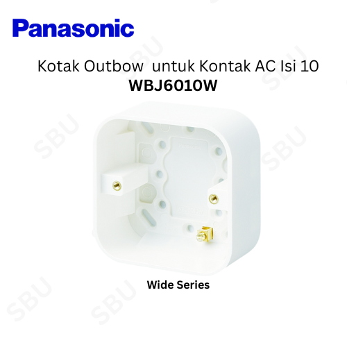 Panasonic WBJ6010W Stop Kontak Outbow AC - White