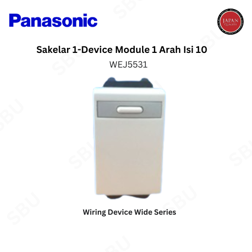 Panasonic WEJ5531 Mata Saklar Kecil - White