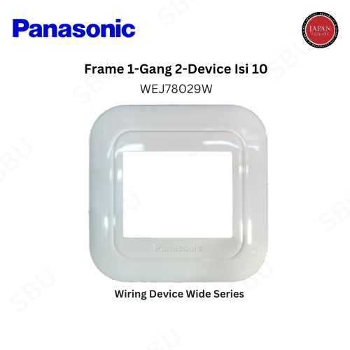 Panasonic WEJ78029W Frame Plate 1 Gang Saklar - White