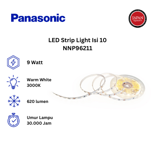 Panasonic Lampu LED Strip Light 9W 3000K IP20 NNP96211 - Warm White