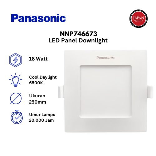 Panasonic LED Panel G3 NNP746673 18 Watt - Cool Daylight