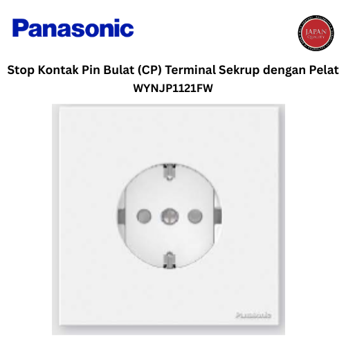 Panasonic WYNJP1121FW Stop Kontak 1-Gang NATARIGA (CP) 1 Dus (Isi 10) - Off White